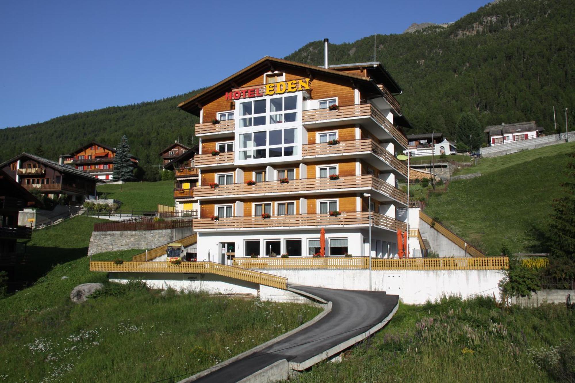 Hotel Eden Grächen Exterior foto