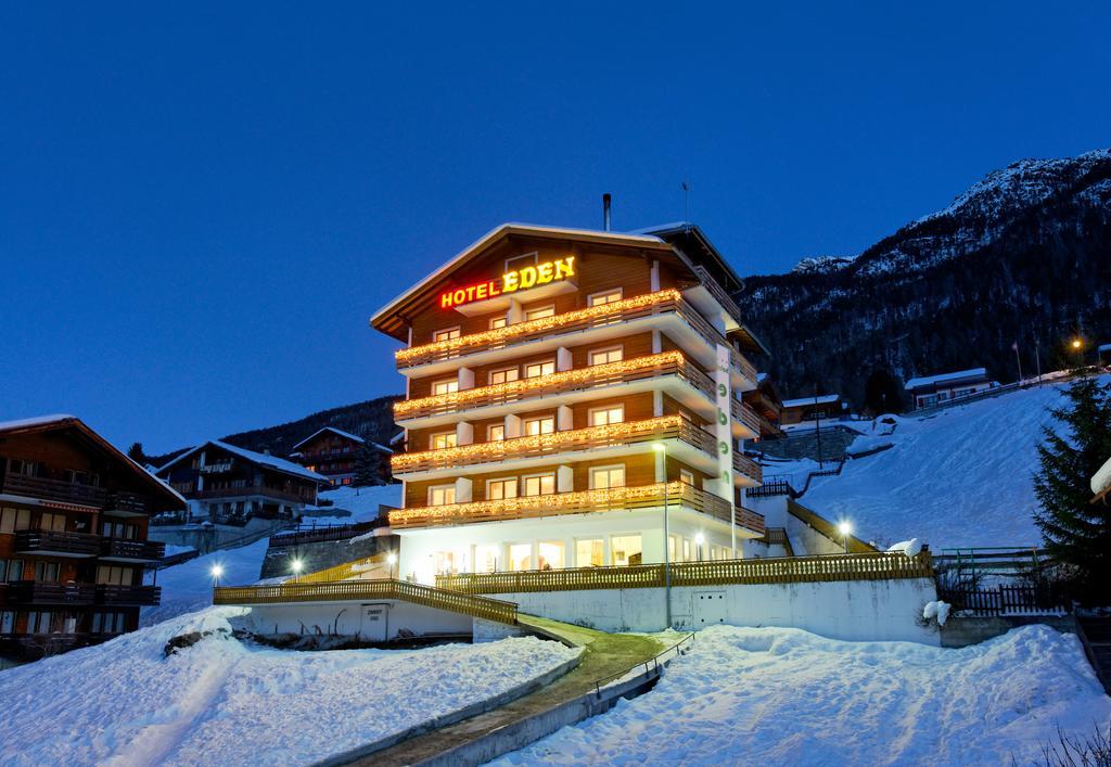 Hotel Eden Grächen Exterior foto